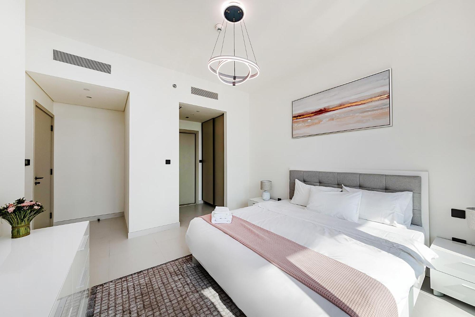 Stylish Apartment In Marina Vista Dubai Exterior photo
